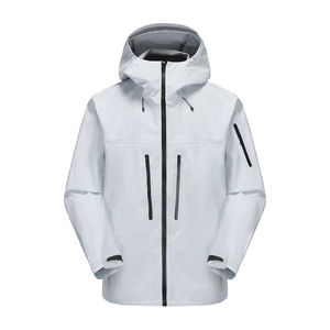 Men's Waterproof Hardshell Jacket With Hood And Zip Pockets For Outdoor Workwear And Self Driving Tours - Product Image 2