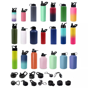 Flacon sous vide à double paroi avec logo personnalisé, bouteille d'eau isolée en acier inoxydable 18oz 20oz 32oz 40oz, vente en gros d'usine - Product Image 2
