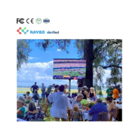 Écran d'affichage LED d'extérieur Raybo Panneau d'affichage HD double face à pas de pixels P3-P10 étanche pour la publicité