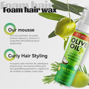 มูสวิกผมหยิกสำหรับชายและหญิงทำจากโฟมจัดแต่งทรงผมขนาดกลาง - Product Image 3