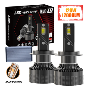 REDSEA M10 Haute luminosité 120w 12000 Lumens Ampoules LED Faros H7 H11 Ampoule de voiture Bombillos H1 H4 9005 9006 Phares LED pour automobile - Product Image 1