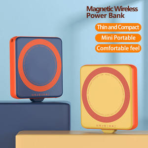 Estación de Carga Portátil Inalámbrica Magnética Ultrafina de 5000 mAh de Polímero de Litio, Carga Rápida, para Uso <span class=keywords><strong>en</strong></span> Exteriores, Compatible con Tipo-C, <span class=keywords><strong>iPhone</strong></span> 12-15 - Product Image 2