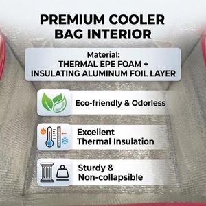 Sac isotherme pliable et portable personnalisé, imperméable, avec logo, idéal pour le shopping – Offre spéciale - Product Image 2