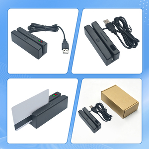 เครื่องอ่านการ์ดแถบแม่เหล็กแบบ3รางเดี่ยวแบบ USB MSR98มาตรฐาน ISO 7811 Ansi Aamva CA DMV - Product Image 4