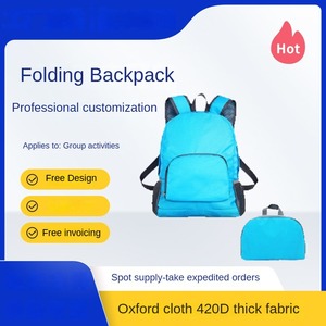 Mochila Oxford Plegable <span class=keywords><strong>de</strong></span> Viaje Unisex con Impresión <span class=keywords><strong>de</strong></span> Logotipo para Campañas Promocionales, Publicidad, Regalo <span class=keywords><strong>de</strong></span> <span class=keywords><strong>Agencia</strong></span> <span class=keywords><strong>de</strong></span> <span class=keywords><strong>Viajes</strong></span>, Venta al por Mayor - Product Image 4