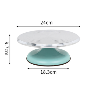 Plateaux tournants en alliage d'aluminium pour la décoration de gâteaux, vente en gros d'usine, plateaux tournants pour gâteaux d'anniversaire, outils de pâtisserie pour usage domestique et commercial - Product Image 6