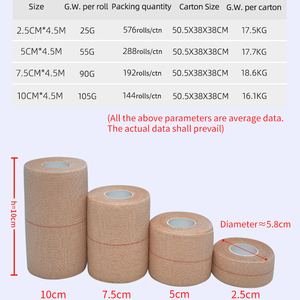 Ventes Flash : Bande Adhésive Élastique en Coton OEM 7,5 cm x 4,5 m – Pansement Adhésif Robuste - Product Image 3