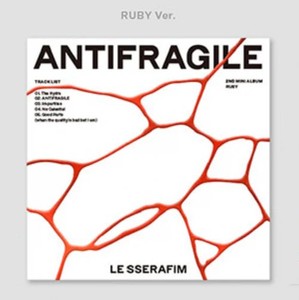 LE SSERAFIM - 2ème mini-album [ANTIFRAGILE] (version COMPACTE) Affiche CD, autocollant, livre photo, album K-Pop - Product Image 6