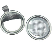 Boîtes à Boissons de 330 ml en Plastique PET Transparent avec Couvercles en Aluminium à Ouverture Facile