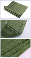 Sacs en PP recyclé gris vert tissés, résistants à l'humidité et à la chaleur, pour ciment, 25 kg, 50 kg, 100 kg, usage industriel