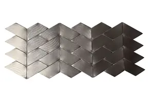 Fabricant de carreaux de mosaïque en Aluminium solide, Surface de roche, dosseret de cuisine, carreaux de salle de bain pour mur