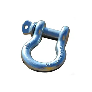 Direct Sale Bow Shackle Galvanized Carbon Steel Forged For Camping Bow Type Shackle