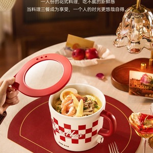 Olla eléctrica para fideos AUX de 2L, mini olla caliente con tapa y aislamiento para estudiantes de dormitorio, fácil de operar - Product Image 6