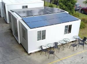 Casa Contenedor Modular Expandible Fabricada en China, Transpirable, con Panel Sándwich, para Edificios de Oficinas - Product Image 4