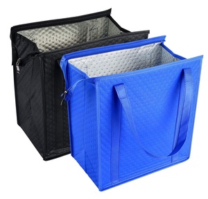 Sac isotherme pliable personnalisé pour courses, 6,9 L, avec fermeture éclair, sac isotherme pour le déjeuner, logo personnalisé - Product Image 1