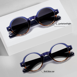 New Fashion Retro Polarizing <b>Sunglasses</b> with UV400 Lenses Anti-<b>Blue</b> Driving Glasses with Cross-Border Plate <b>Sunglasses</b> - Product Image 2