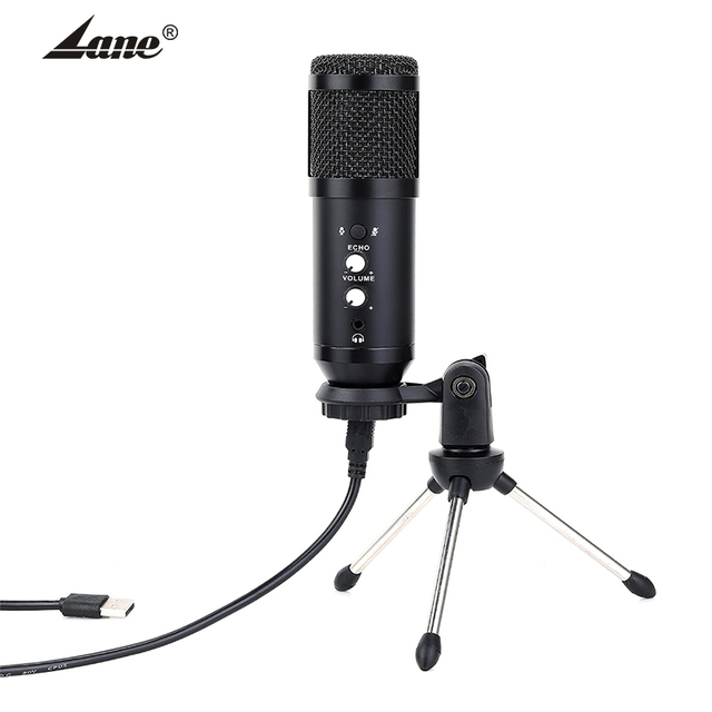 BM 800 Usb Sound Card with Microphone Desktop Microphone for Games Wired Usb Condenser Gaming Microphone LANE
