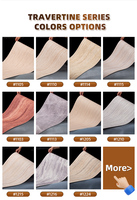 Panneau mural 3D MCM extérieur, revêtement mural moderne pour la maison, panneau mural décoratif, placage en pierre de travertin, carrelage souple et flexible
