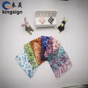 Kingsign 1220x 2440mm Colorful Plastic Cast Decorative Acrylic Glittering Sheet glitter acrylic Manufacture