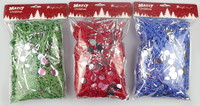 Papier kraft déchiqueté, papier raphia froissé, sans odeur, fait main, personnalisable pour Noël, garniture de boîte cadeau, papier Lafite