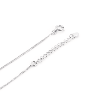 Bracelet plat fin en platine blanc avec segments lumineux, unisexe, minimaliste, discret, pour le quotidien, cadeau, bijou de poignet - Product Image 3