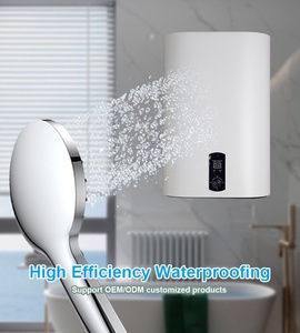 <span class=keywords><strong>Chauffe</strong></span>-<span class=keywords><strong>eau</strong></span> électrique vertical <span class=keywords><strong>plat</strong></span> économique et durable moderne de 80 L - Product Image 2