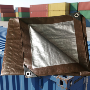 Best Selling K-<b>Tarp</b> Vina PE Heavy Duty Tarpaulin High Quality Brown Color Bulk Quantity Waterproof Custom Cut Direct - Product Image 5