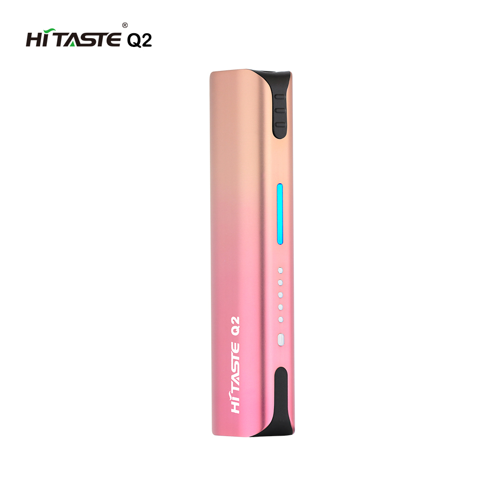 Portable HiTaste Q2 heating tobacco not burn product 1200mAh tobacco heated starter kit