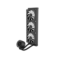 Enfriador Líquido para CPU AIO de Alto Rendimiento de 360 mm con Bloque de Agua Giratorio Infinity Mirror, Sincronización ARGB, TDP de 300 W para Juegos de PC de Escritorio