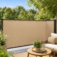 Paravent de jardin robuste en HDPE traité anti-UV, prêt à l'emploi, pour restaurant, terrasse et cour arrière