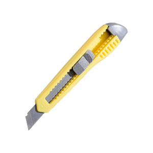 Utility Knife 16cm Stainless Steel Blade Yellow Office Tool For Paper Cutting - Product Image 5