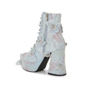 <span class=keywords><strong>Chukka</strong></span> Khởi Động Phụ Nữ Thời Trang Hoa Thiết Kế Cao Gót Phụ Nữ Cao <span class=keywords><strong>Chukka</strong></span> Khởi Động - Product Image 5