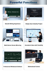 Màn hình tương tác thông minh HDFocus ODM 4K Android OPS <span class=keywords><strong>65</strong></span> inch, màn hình cảm ứng 75 inch, bảng tương tác thông minh - Product Image 5