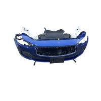 Adecuado para el conjunto de parachoques delantero, la rejilla de entrada de aire y el ventilador electrónico del Ghibli modelo 14 a 18 para Maserati.