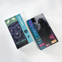 Boîte d'emballage personnalisée en papier avec revêtement UV laser de qualité supérieure pour film protecteur de téléphone portable en verre trempé