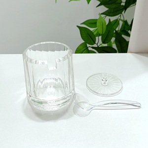 Recipiente para Salsas de Mesa de Restaurante, Tarro de Acrílico Ondulado de 200ml para Azúcar, Sal y Chile - Product Image 5