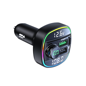 Émetteur FM C22 Mains Libres Radio de Voiture Modulateur Lecteur MP3 avec <span class=keywords><strong>Adaptateur</strong></span> de Charge Rapide <span class=keywords><strong>USB</strong></span> 22,5W pour Voiture - Product Image 6