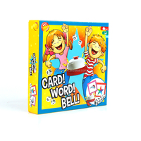 Jouet éducatif, jeu de société personnalisé, fabrication d'alphabet, jeu de dés d'apprentissage avec cloche
