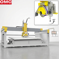 Scie à pont CNC 5 axes et machine de découpe à jet d'eau OMC Stone Machinery TITAN PLUS Combo Sawjet
