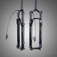 Horquilla de Bicicleta MTB con Suspensión de Aire de Aleación de Aluminio Negra RS5 de Mi Tienda, 27.5/29 Pulgadas, Dirección Recta, Venta al por Mayor de Fábrica