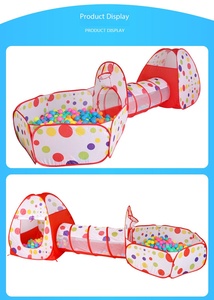 Tente de jeu 3 en 1 pour bébés <span class=keywords><strong>et</strong></span> enfants, <span class=keywords><strong>piscine</strong></span> à balles, <span class=keywords><strong>piscine</strong></span> à balles océaniques, tente de jeu pliable, parc de jeu, <span class=keywords><strong>tunnel</strong></span>, maison de jeu - Product Image 4