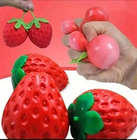 Jouets anti-stress Maltose Squishy, ensemble de jouets sensoriels à presser en forme de boulette scintillante, jouet en caoutchouc souple à remontée lente, jouet créatif pour fêtes