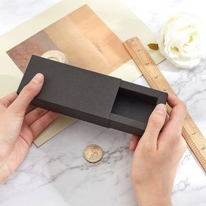 Custom Printing Hard Rigid Cardboard Luxury Kraft Sliding <b>Box</b> <b>Gift</b> Sleeve Sliding Drawer <b>Box</b> Packaging - Product Image 2