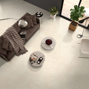 Vistaar Ivory Color 1000x1000mm Polished Glossy Glazed 100x100cm Porcelain Marble Tiles - Product Image 2