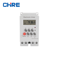 Interruptor Temporizador Digital Programable CHRE AC220V 30A KG316T-II, Alimentado por Enchufe, Material ABS