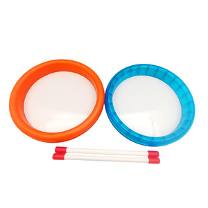 Wholesale Orff Kids' Hand <b>Drum</b> Eco-friendly Plastic Ocean <b>Drum</b> Percussion Instrument <b>Drum</b> Stick for Kindergarten - Product Image 2