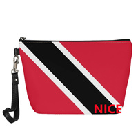 Trousse de Toilette Personnalisée Drapeau National avec Fermeture Éclair pour Sorties du Week-end, Vie en Dortoir, Cadeau Souvenir Culturel