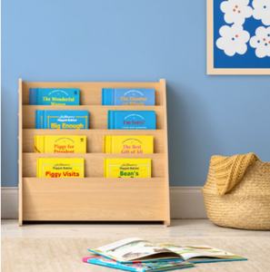 Étagère de <span class=keywords><strong>rangement</strong></span> en bois à 4 niveaux, <span class=keywords><strong>bibliothèque</strong></span> pour enfants, petite <span class=keywords><strong>bibliothèque</strong></span>, porte-revues pour <span class=keywords><strong>bibliothèque</strong></span> - Product Image 4