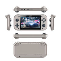 Console de jeu portable Qbuy M17, écran 4,3 pouces HD, 1500 mAh, émulateur Emuelec, lecteur de jeux vidéo rétro classique pour PSP/N64