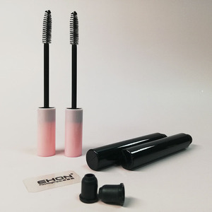 Tube de mascara en plastique noir vide en gros avec bouchon rose 12 ml – Contenant d'emballage cosmétique pour mascara - Product Image 4